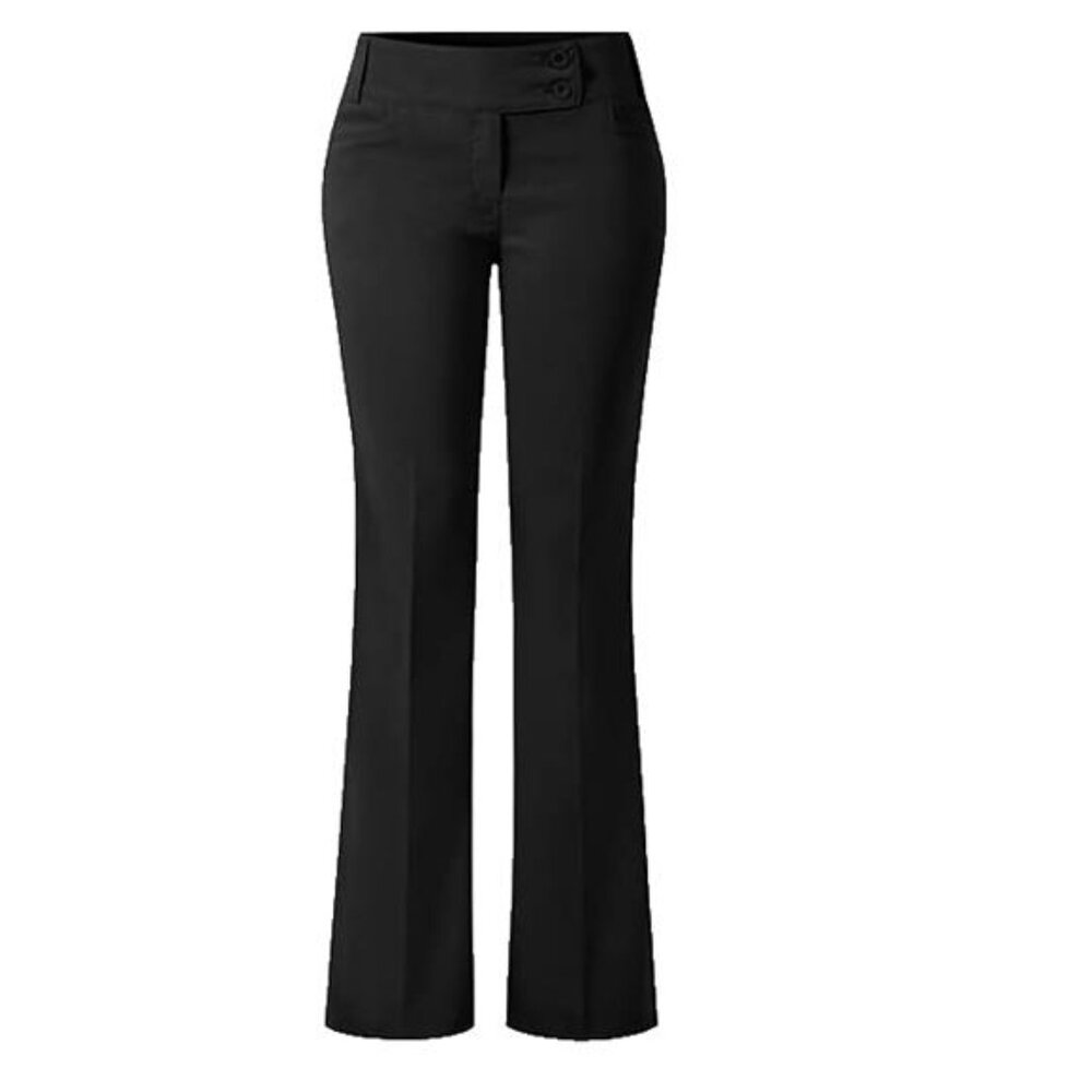 NEW Design by Olivia Relaxed Boot-Cut Trousers Women's S